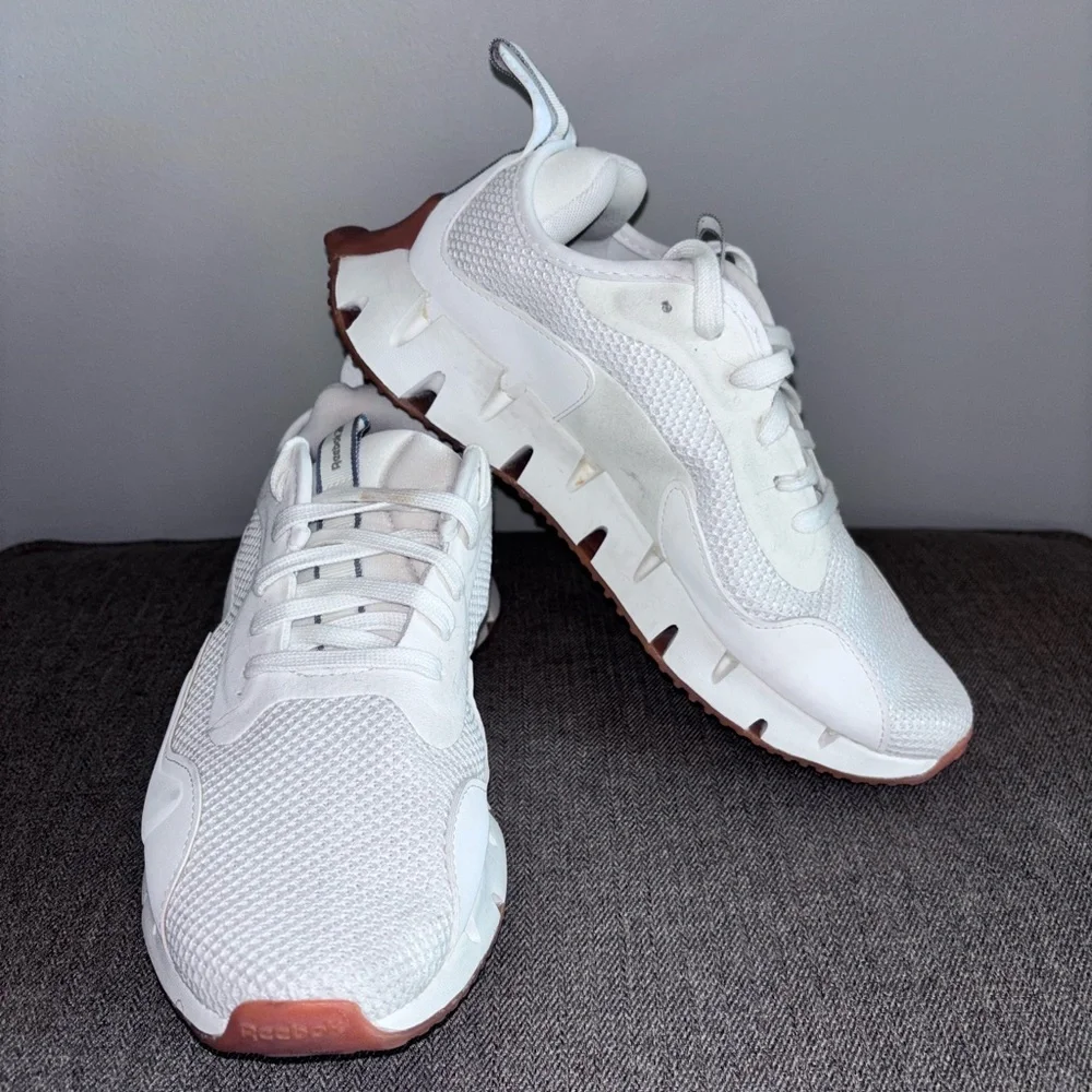 Size 9 Reebok Zig Dynamica Chalk Gum New Without Box Ortholite